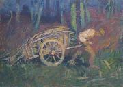 Ivan Grohar Moz z vozom oil painting